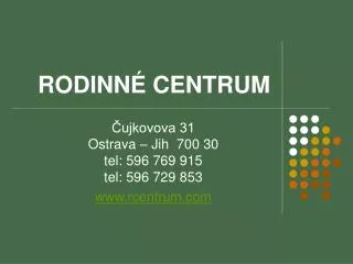 rodinn centrum