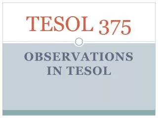 TESOL 375