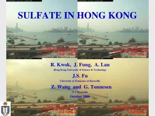 SULFATE IN HONG KONG