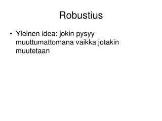 Robustius
