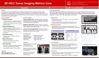 DF/HCC Tumor Imaging Metrics Core
