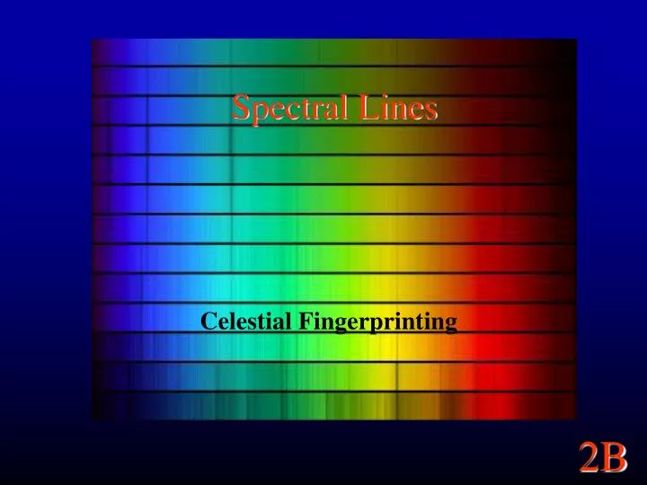 spectral lines