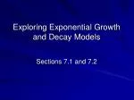PPT - Exploring Exponential Models PowerPoint Presentation, free ...