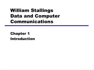 william stallings data and computer communications