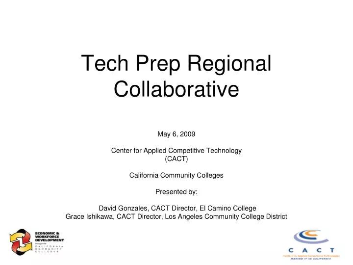 tech prep regional collaborative