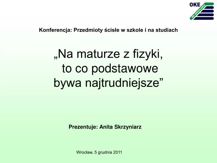 prezentuje anita skrzyniarz