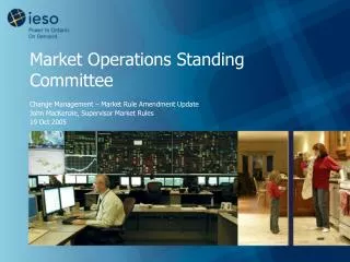 Market Operations Standing Committee