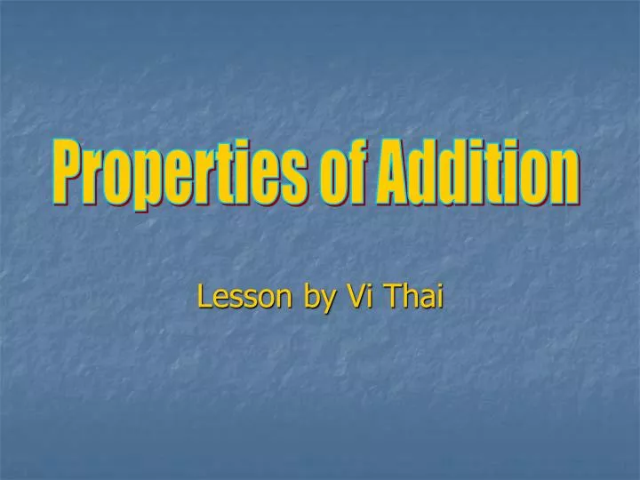 lesson by vi thai