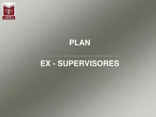 plan ex supervisores
