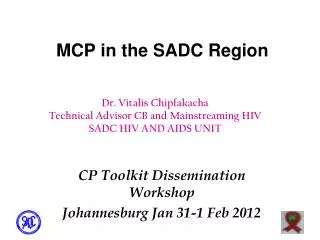 MCP in the SADC Region