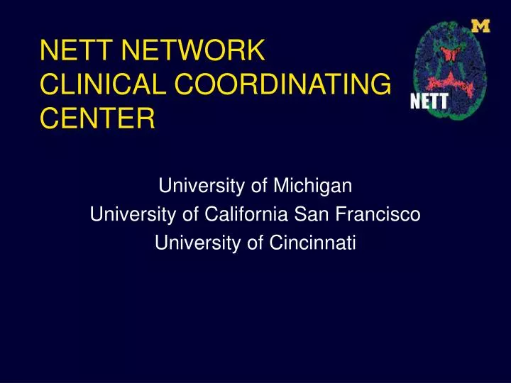 nett network clinical coordinating center