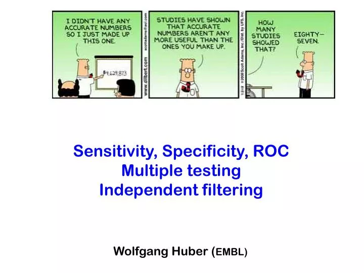 sensitivity specificity roc multiple testing independent filtering