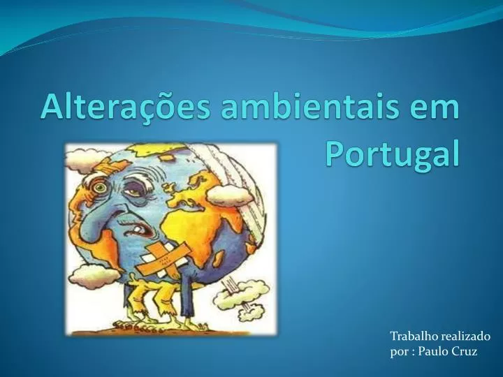 altera es ambientais em portugal