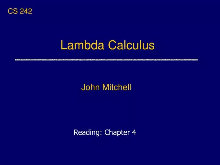 lambda calculus