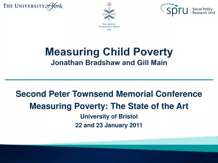 measuring child poverty jonathan bradshaw and gill main