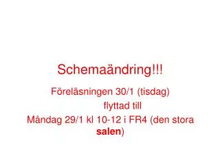 schema ndring