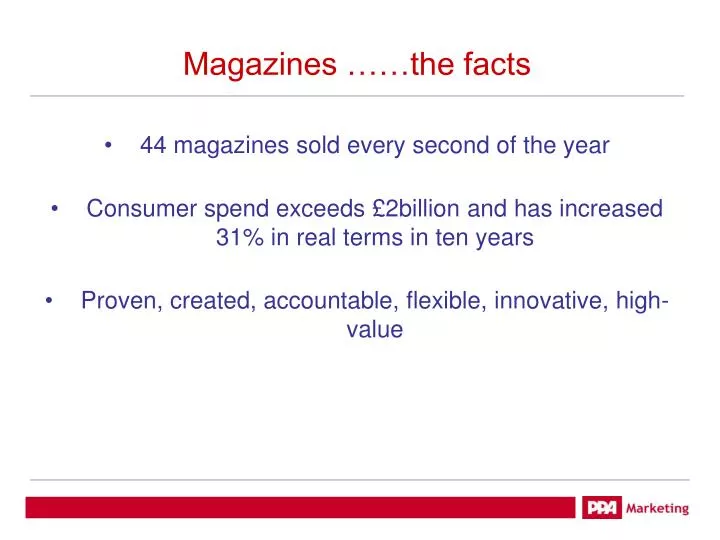 magazines the facts