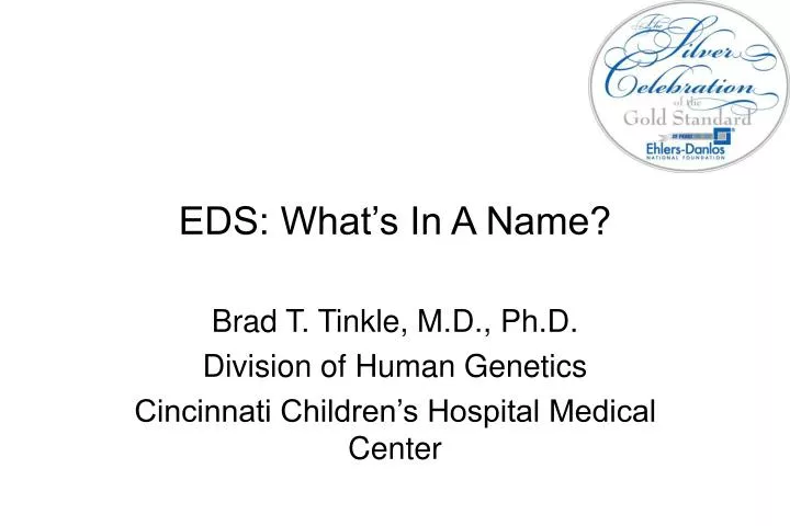eds what s in a name