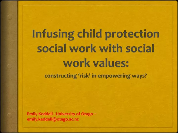 infusing child protection social work with social work values