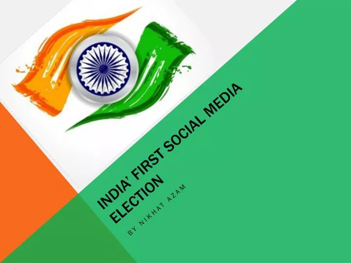 india first social media election