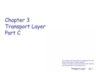 Chapter 3 Transport Layer Part C
