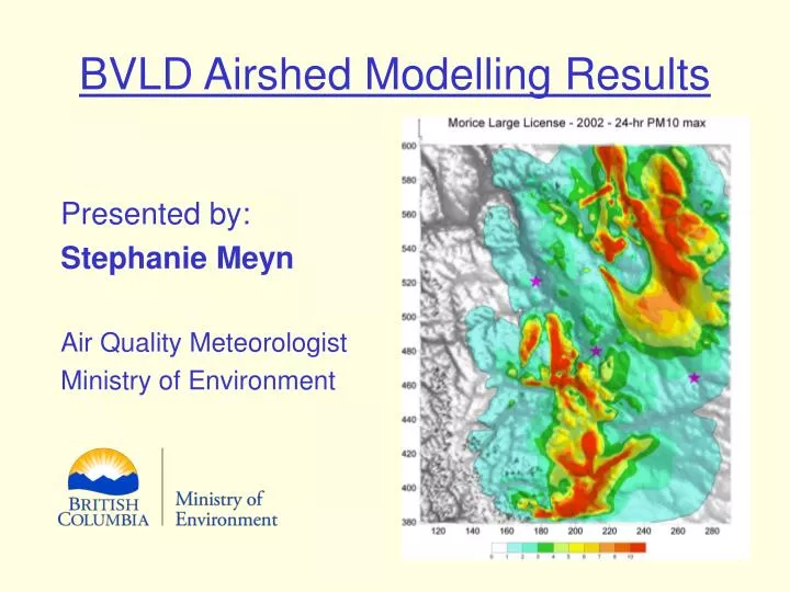 bvld airshed modelling results