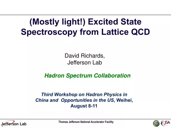 mostly light excited state spectroscopy from lattice qcd