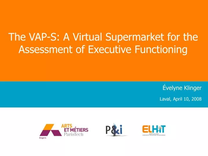 the vap s a virtual supermarket for the assessment of executive functioning