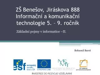 z kladn pojmy v informatice ii