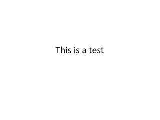 this is a test
