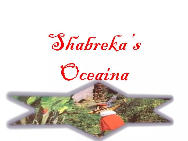 shabreka s oceaina