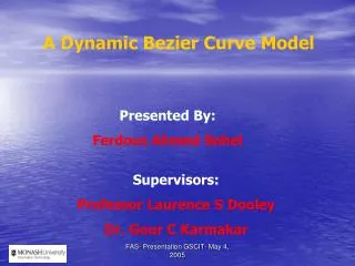 A Dynamic Bezier Curve Model