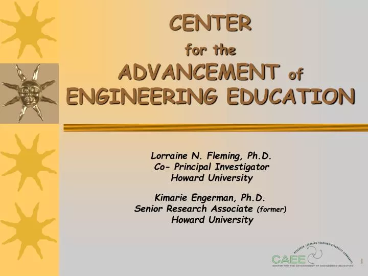 center for the advancement of engineering education