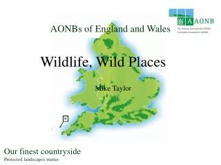 AONBs of England and Wales