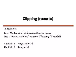clipping recorte