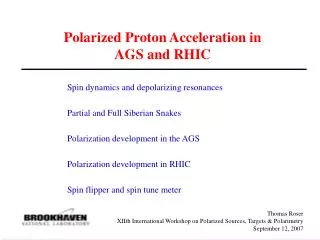 Polarized Proton Acceleration in AGS and RHIC