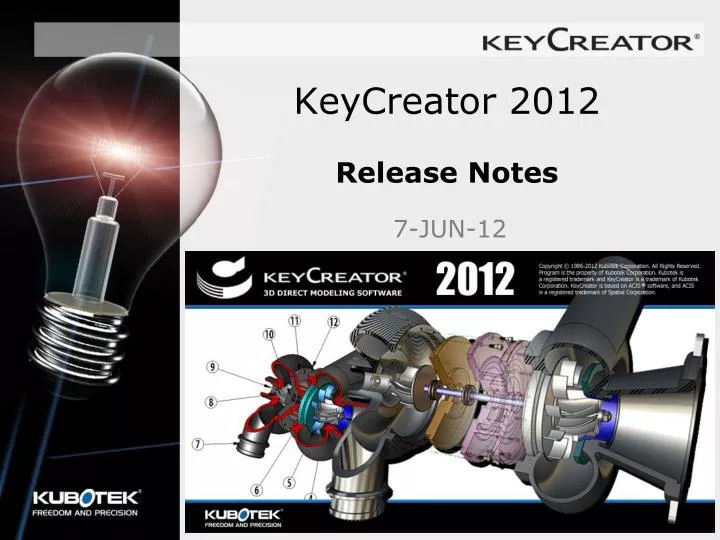 keycreator 2012 release notes