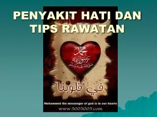penyakit hati dan tips rawatan