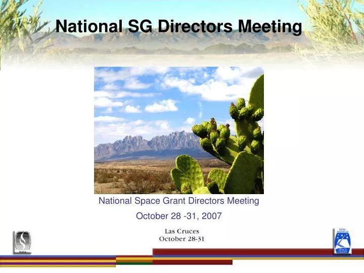 national sg directors meeting