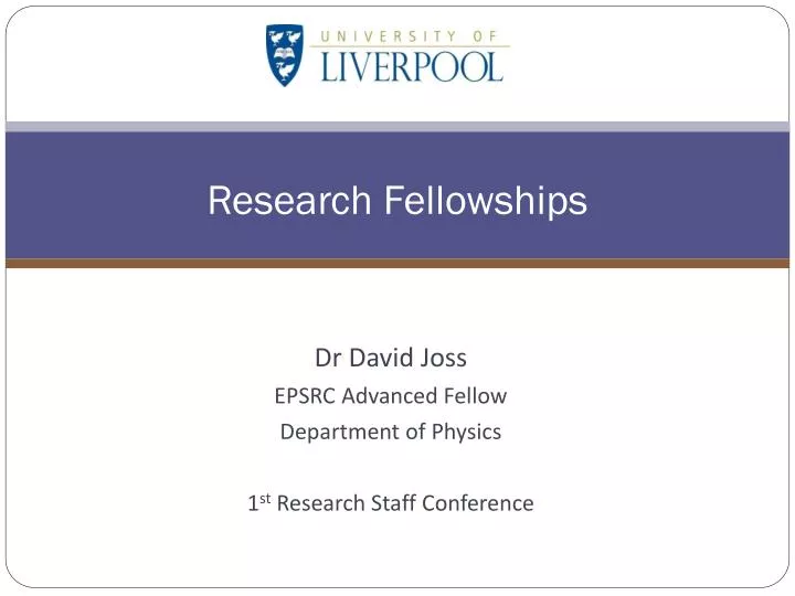 research fellowships