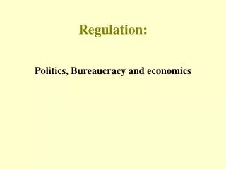 Regulation: