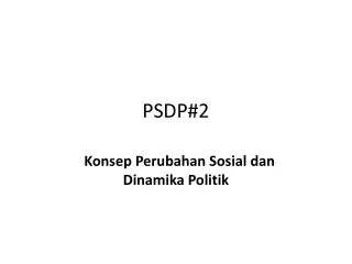 psdp 2