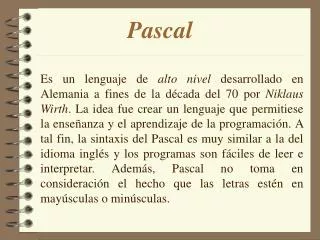 pascal