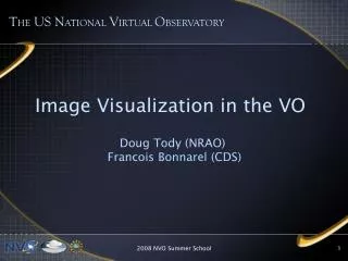 Image Visualization in the VO