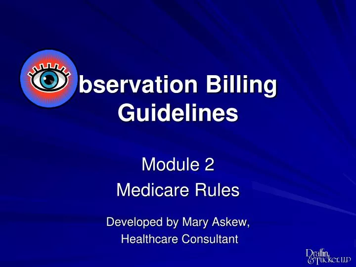 bservation billing guidelines