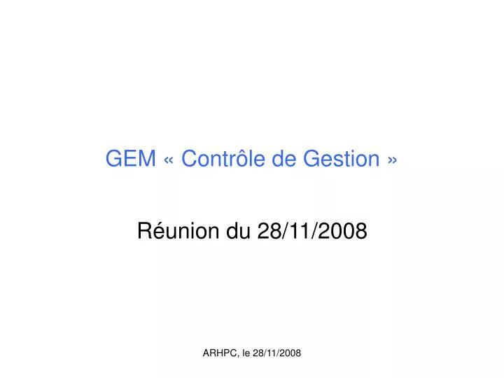 gem contr le de gestion