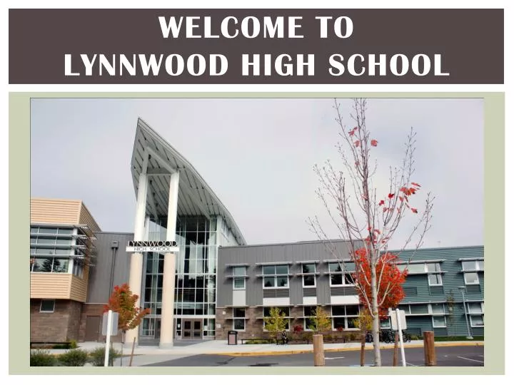welcome to lynnwood high school