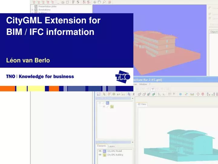 citygml extension for bim ifc information