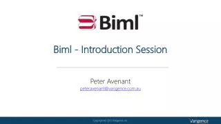 Biml - Introduction Session
