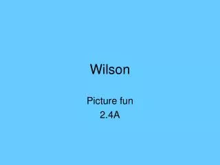 wilson